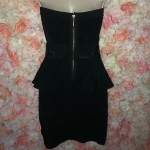 Bebe black bandage dress